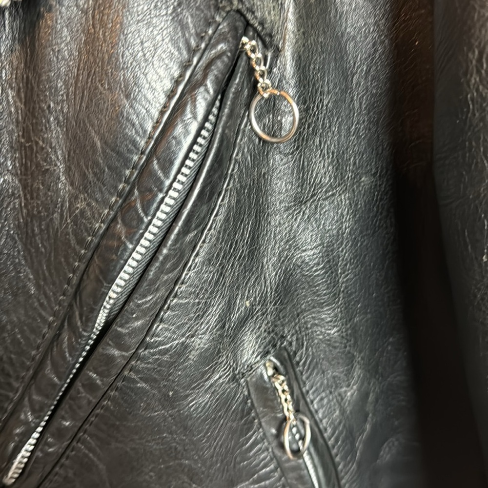 Excelled Vintage Leather Jacket- Size 42 - Picture 9 of 16